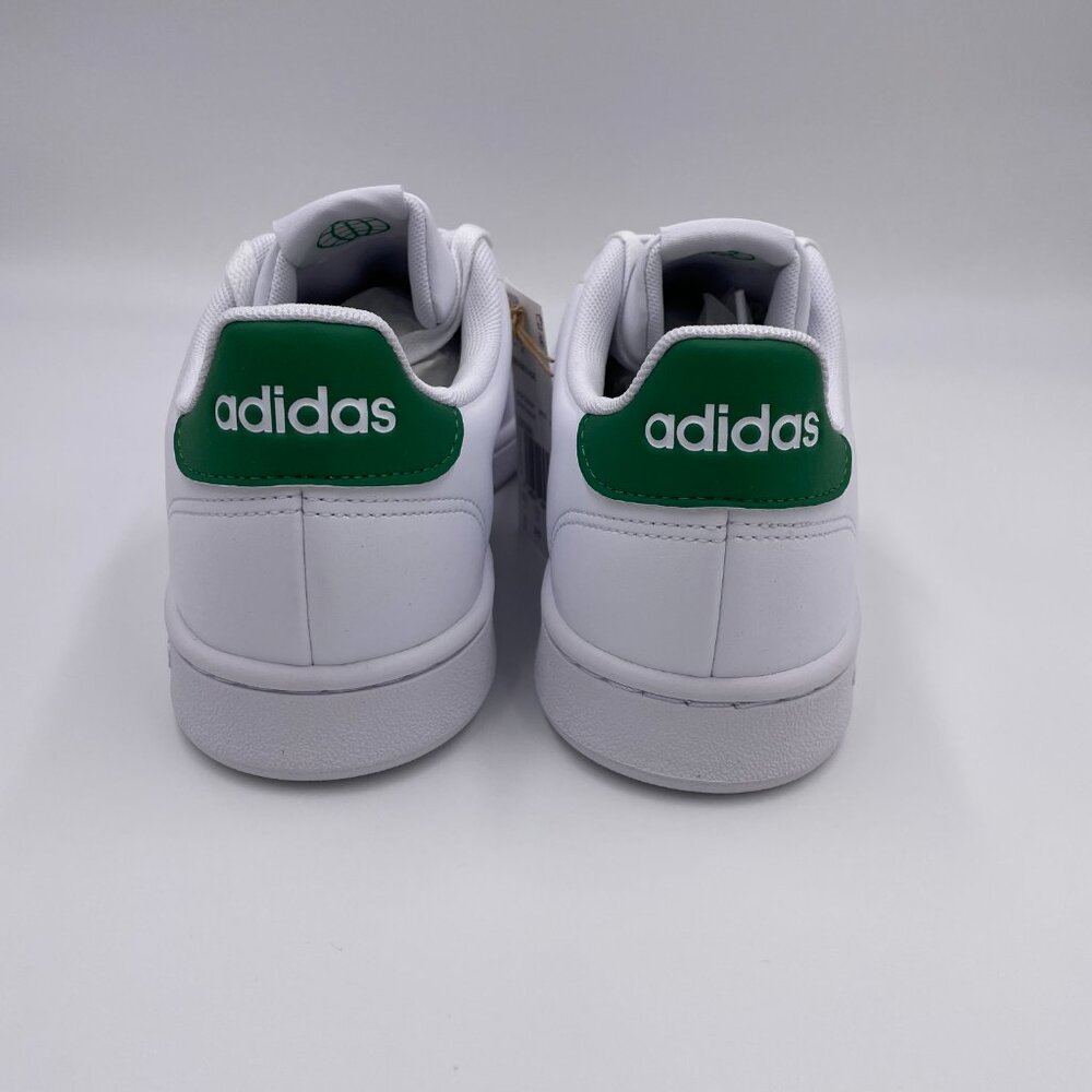 adidas Advantage White / Green Men's Shoes - Picture 4 of 8